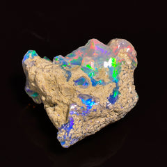 Beautiful Top Grade Quality 100% Natural Welo Fire Ethiopian Opal Rough Loose Gemstone For Making Jewelry 18X16X10 MM 07.50 Cts. KR25-29 Sunkarton