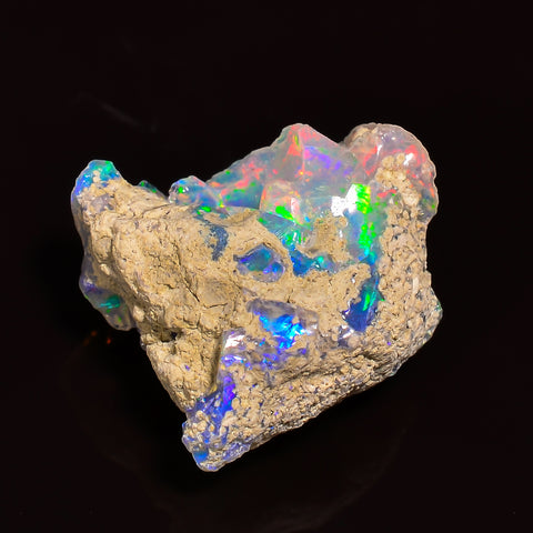 Beautiful Top Grade Quality 100% Natural Welo Fire Ethiopian Opal Rough Loose Gemstone For Making Jewelry 18X16X10 MM 07.50 Cts. KR25-29 Sunkarton