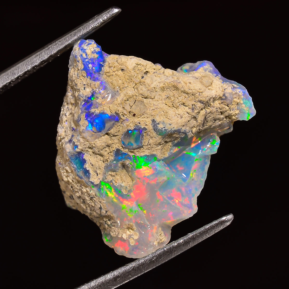 Beautiful Top Grade Quality 100% Natural Welo Fire Ethiopian Opal Rough Loose Gemstone For Making Jewelry 18X16X10 MM 07.50 Cts. KR25-29 Sunkarton