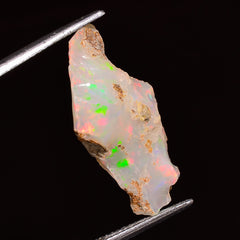 Dazzling Top Grade Quality 100% Natural Welo Fire Ethiopian Opal Fancy Rough Loose Gemstone For Making Jewelry 24X13X7 MM 06.50 Cts. KR25-31 Sunkarton