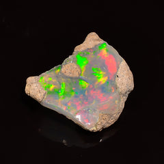 Excellent Top Grade Quality 100% Natural Welo Fire Ethiopian Opal Rough Loose Gemstone For Making Jewelry 15X14X5 MM 04.00 Cts. KR25-32 Sunkarton