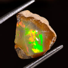 Exclusive Top Grade Quality 100% Natural Welo Fire Ethiopian Opal Rough Loose Gemstone For Making Jewelry 12X10X8 MM 03.50 Cts. KR25-33 Sunkarton