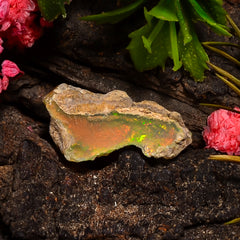 Elegant Top Grade Quality 100% Natural Welo Fire Ethiopian Opal Fancy Rough Loose Gemstone For Making Jewelry 21X10X10 MM 07.50 Cts. KR25-34 Sunkarton