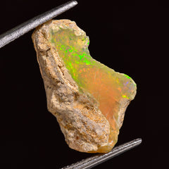 Elegant Top Grade Quality 100% Natural Welo Fire Ethiopian Opal Fancy Rough Loose Gemstone For Making Jewelry 21X10X10 MM 07.50 Cts. KR25-34 Sunkarton
