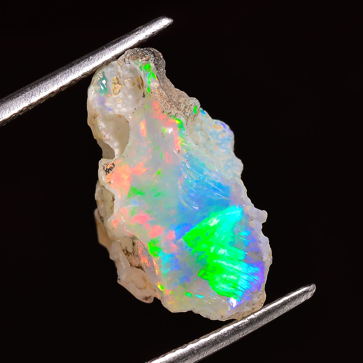 Fabulous Top Grade Quality 100% Natural Welo Fire Ethiopian Opal Fancy Rough Loose Gemstone For Making Jewelry 19X12X9 MM 07.00 Cts. KR25-35 Sunkarton