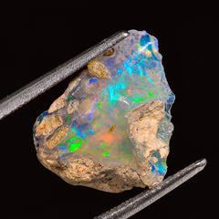 Gorgeous Top Grade Quality 100% Natural Welo Fire Ethiopian Opal Fancy Rough Loose Gemstone For Making Jewelry 15X12X8 MM 03.50 Cts. KR25-37 Sunkarton