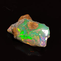 Mind Blowing Top Grade Quality 100% Natural Welo Fire Ethiopian Opal Rough Loose Gemstone For Making Jewelry 17X11X6 MM 05.00 Cts. KR25-41 Sunkarton
