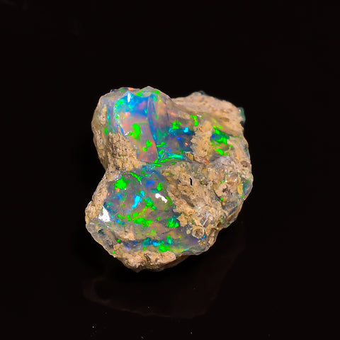 Stunning Top Grade Quality 100% Natural Welo Fire Ethiopian Opal Fancy Rough Loose Gemstone For Making Jewelry 16X12X8 MM 04.00 Cts. KR25-45 Sunkarton