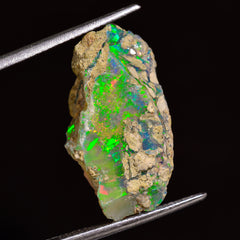 Terrific Top Grade Quality 100% Natural Welo Fire Ethiopian Opal Rough Loose Gemstone For Making Jewelry 24X14X13 MM 14.00 Cts. KR25-48 Sunkarton