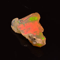 Unique Top Grade Quality 100% Natural Welo Fire Ethiopian Opal Fancy Rough Loose Gemstone For Making Jewelry 20X14X6 MM 05.00 Cts. KR25-49 Sunkarton