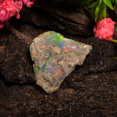 Wonderful Top Grade Quality 100% Natural Welo Fire Ethiopian Opal Rough Loose Gemstone For Making Jewelry 18X17X5 MM 04.50 Cts. KR25-50 Sunkarton