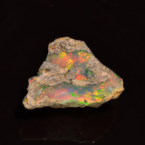 Wonderful Top Grade Quality 100% Natural Welo Fire Ethiopian Opal Rough Loose Gemstone For Making Jewelry 18X17X5 MM 04.50 Cts. KR25-50 Sunkarton