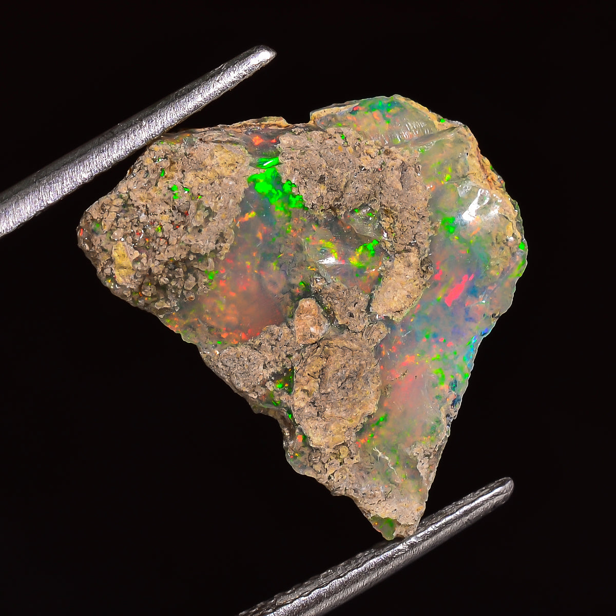 Wonderful Top Grade Quality 100% Natural Welo Fire Ethiopian Opal Rough Loose Gemstone For Making Jewelry 18X17X5 MM 04.50 Cts. KR25-50 Sunkarton