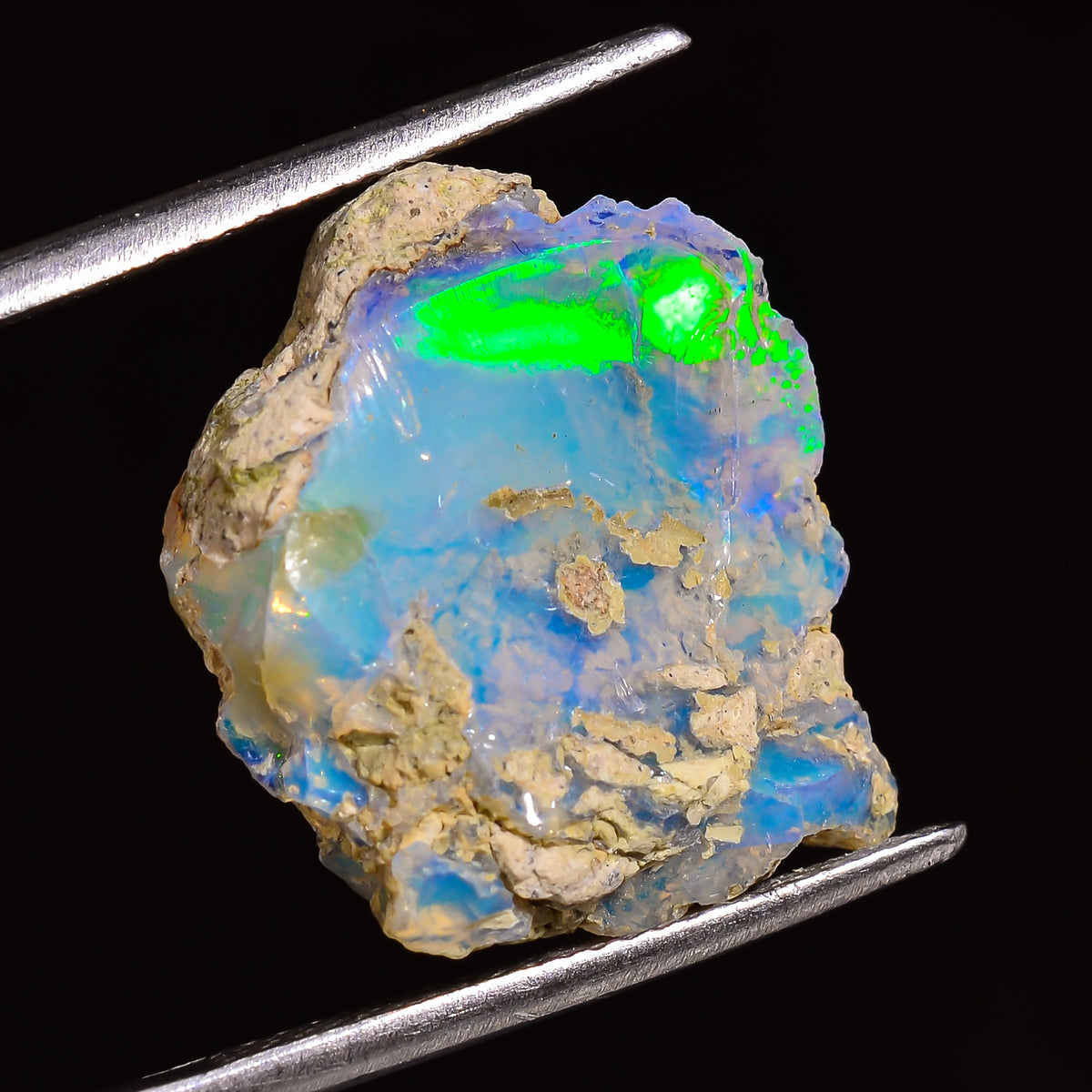 Amazing Top Grade Quality 100% Natural Welo Fire Ethiopian Opal Fancy Rough Loose Gemstone For Making Jewelry 19X17X10 MM 11.00 Cts. KR25-51 Sunkarton