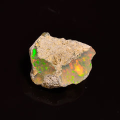 Classic Top Grade Quality 100% Natural Welo Fire Ethiopian Opal Fancy Rough Loose Gemstone For Making Jewelry 16X15X8 MM 06.00 Cts. KR25-55 Sunkarton