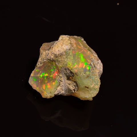 Exclusive Top Grade Quality 100% Natural Welo Fire Ethiopian Opal Rough Loose Gemstone For Making Jewelry 17X17X12 MM 12.50 Cts. KR25-58 Sunkarton