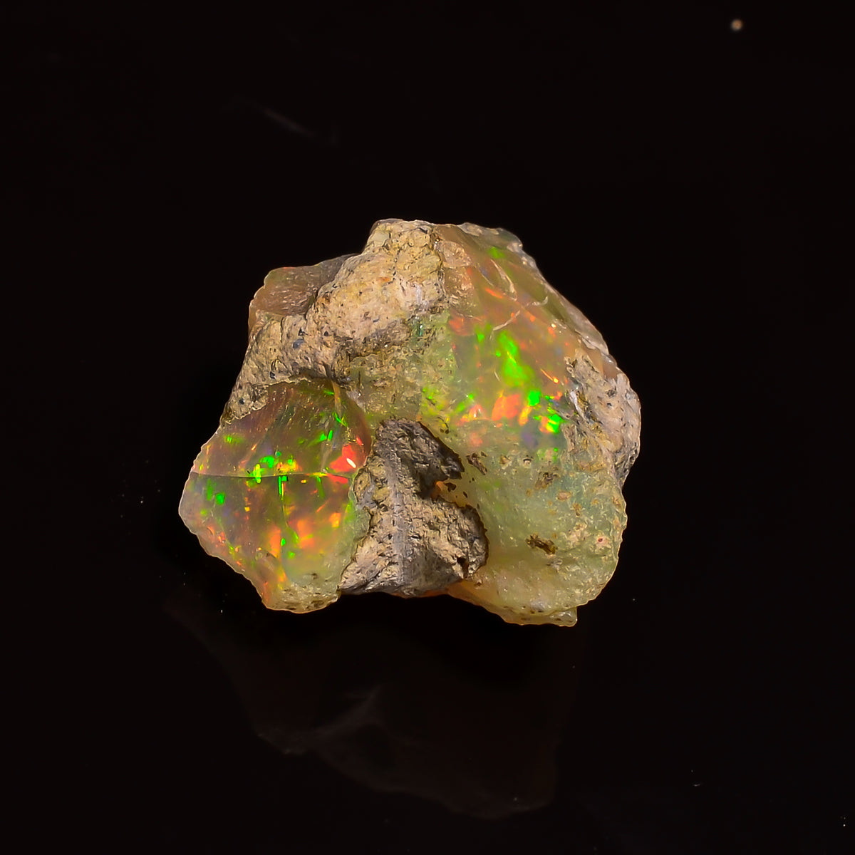 Exclusive Top Grade Quality 100% Natural Welo Fire Ethiopian Opal Rough Loose Gemstone For Making Jewelry 17X17X12 MM 12.50 Cts. KR25-58 Sunkarton