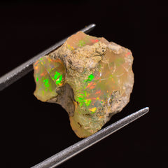 Exclusive Top Grade Quality 100% Natural Welo Fire Ethiopian Opal Rough Loose Gemstone For Making Jewelry 17X17X12 MM 12.50 Cts. KR25-58 Sunkarton