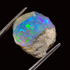 Elegant Top Grade Quality 100% Natural Welo Fire Ethiopian Opal Fancy Rough Loose Gemstone For Making Jewelry 15X14X10 MM 08.50 Cts. KR25-59 Sunkarton