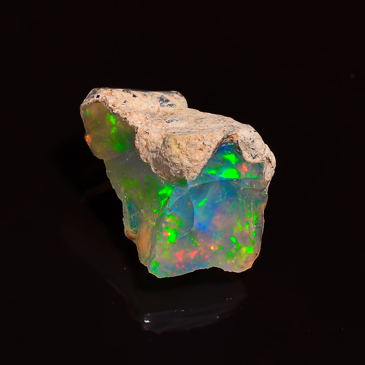 Classic Top Grade Quality 100% Natural Welo Fire Ethiopian Opal Fancy Rough Loose Gemstone For Making Jewelry 18X13X9 MM 06.50 Cts. KR25-5 Sunkarton