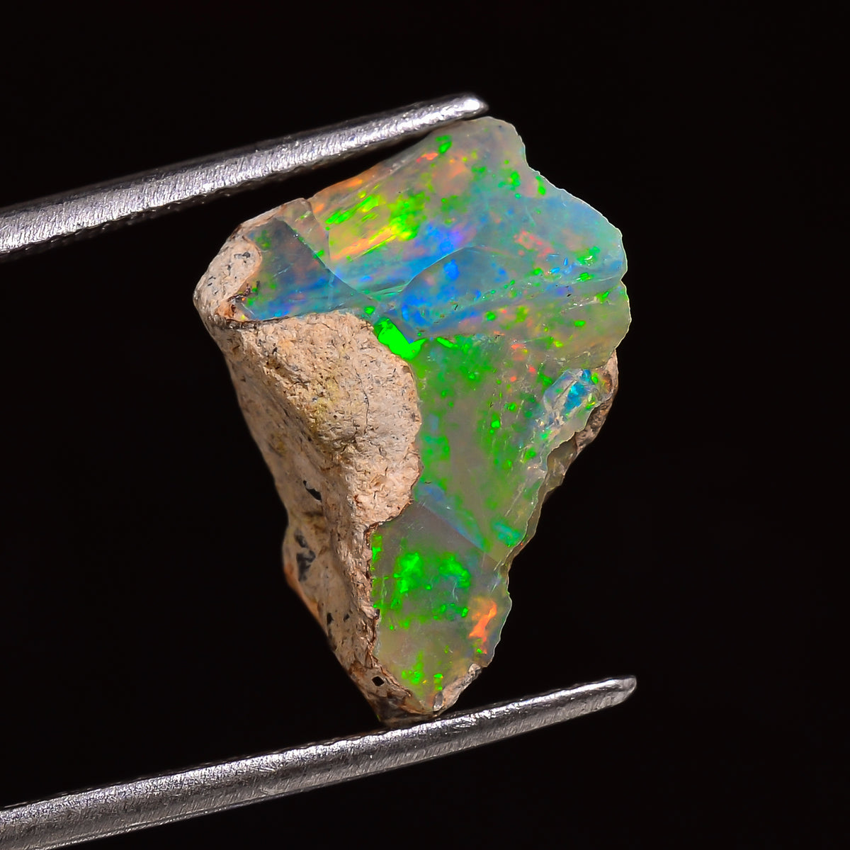 Classic Top Grade Quality 100% Natural Welo Fire Ethiopian Opal Fancy Rough Loose Gemstone For Making Jewelry 18X13X9 MM 06.50 Cts. KR25-5 Sunkarton