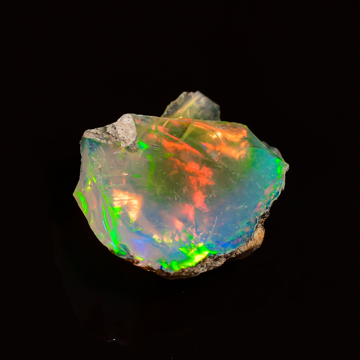 Fantastic Top Grade Quality 100% Natural Welo Fire Ethiopian Opal Rough Loose Gemstone For Making Jewelry 15X11X5 MM 03.50 Cts. KR25-61 Sunkarton