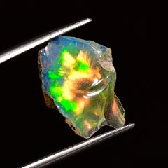 Fantastic Top Grade Quality 100% Natural Welo Fire Ethiopian Opal Rough Loose Gemstone For Making Jewelry 15X11X5 MM 03.50 Cts. KR25-61 Sunkarton