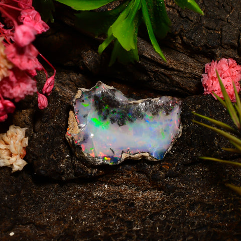 Gorgeous Top Grade Quality 100% Natural Welo Fire Ethiopian Opal Fancy Rough Loose Gemstone For Making Jewelry 17X13X5 MM 03.50 Cts. KR25-62 Sunkarton