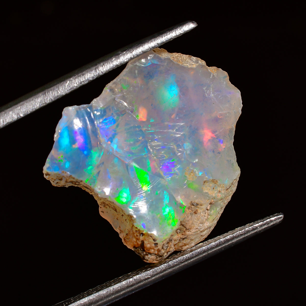 Immaculate Top Grade Quality 100% Natural Welo Fire Ethiopian Opal Rough Loose Gemstone For Making Jewelry 19X17X7 MM 06.50 Cts. KR25-63 Sunkarton