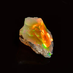 Incredible Top Grade Quality 100% Natural Welo Fire Ethiopian Opal Rough Loose Gemstone For Making Jewelry 16X11X10 MM 05.50 Cts. KR25-64 Sunkarton