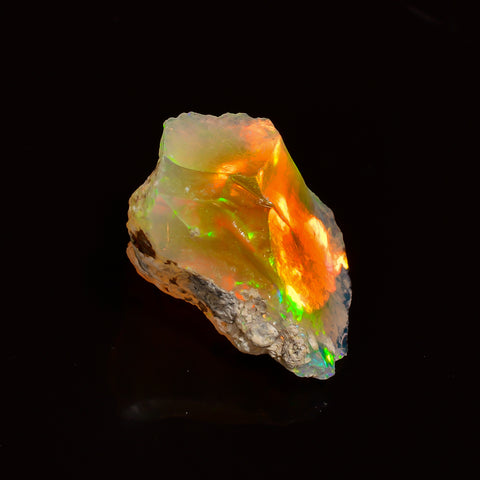 Incredible Top Grade Quality 100% Natural Welo Fire Ethiopian Opal Rough Loose Gemstone For Making Jewelry 16X11X10 MM 05.50 Cts. KR25-64 Sunkarton