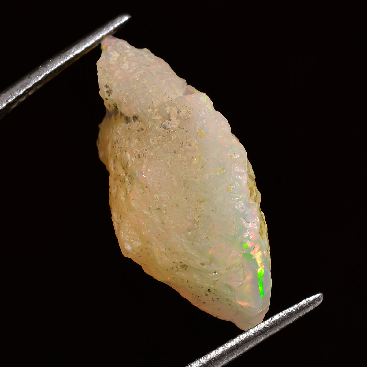 Marvellous Top Grade Quality 100% Natural Welo Fire Ethiopian Opal Rough Loose Gemstone For Making Jewelry 23X11X10 MM 09.00 Cts. KR25-65 Sunkarton