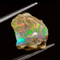 Splendid Top Grade Quality 100% Natural Welo Fire Ethiopian Opal Rough Loose Gemstone For Making Jewelry 16X13X11 MM 07.00 Cts. KR25-68 Sunkarton