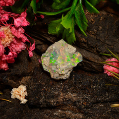 Superb Top Grade Quality 100% Natural Welo Fire Ethiopian Opal Fancy Rough Loose Gemstone For Making Jewelry 13X12X9 MM 07.00 Cts. KR25-69 Sunkarton