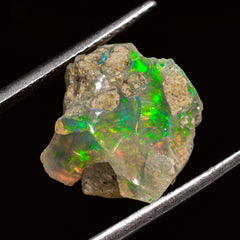 Superb Top Grade Quality 100% Natural Welo Fire Ethiopian Opal Fancy Rough Loose Gemstone For Making Jewelry 13X12X9 MM 07.00 Cts. KR25-69 Sunkarton