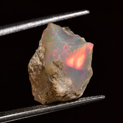Stunning Top Grade Quality 100% Natural Welo Fire Ethiopian Opal Rough Loose Gemstone For Making Jewelry 18X11X10 MM 06.00 Cts. KR25-70 Sunkarton