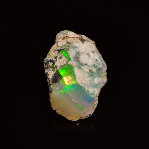 Terrific Top Grade Quality 100% Natural Welo Fire Ethiopian Opal Fancy Rough Loose Gemstone For Making Jewelry 19X12X9 MM 07.00 Cts. KR25-73 Sunkarton