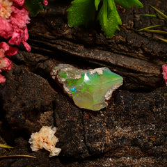 Unique Top Grade Quality 100% Natural Welo Fire Ethiopian Opal Fancy Rough Loose Gemstone For Making Jewelry 17X10X9 MM 05.00 Cts. KR25-74 Sunkarton