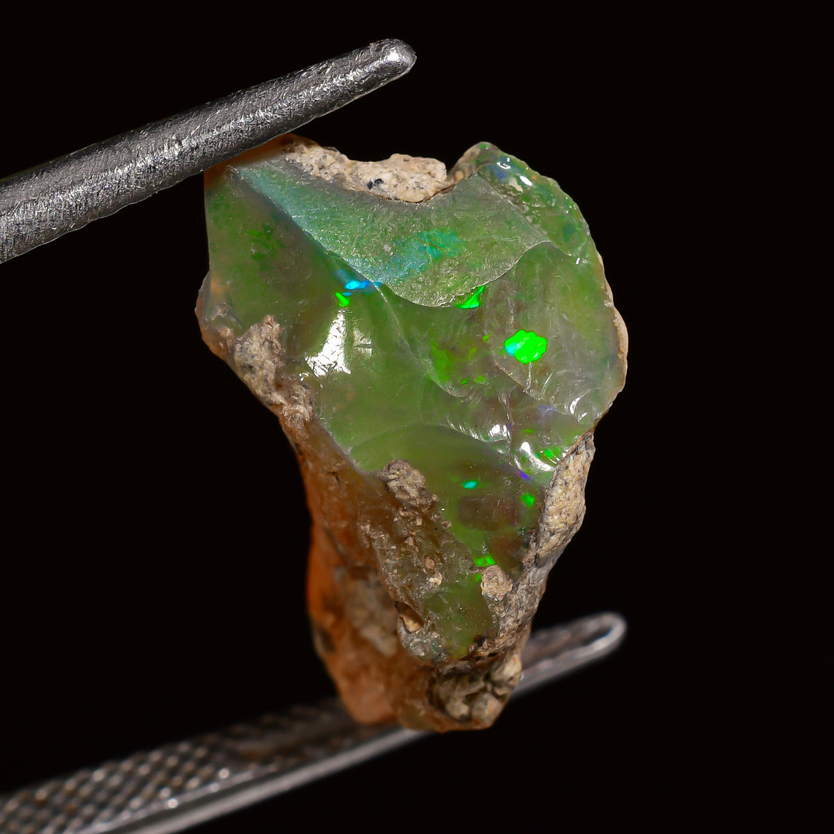 Unique Top Grade Quality 100% Natural Welo Fire Ethiopian Opal Fancy Rough Loose Gemstone For Making Jewelry 17X10X9 MM 05.00 Cts. KR25-74 Sunkarton