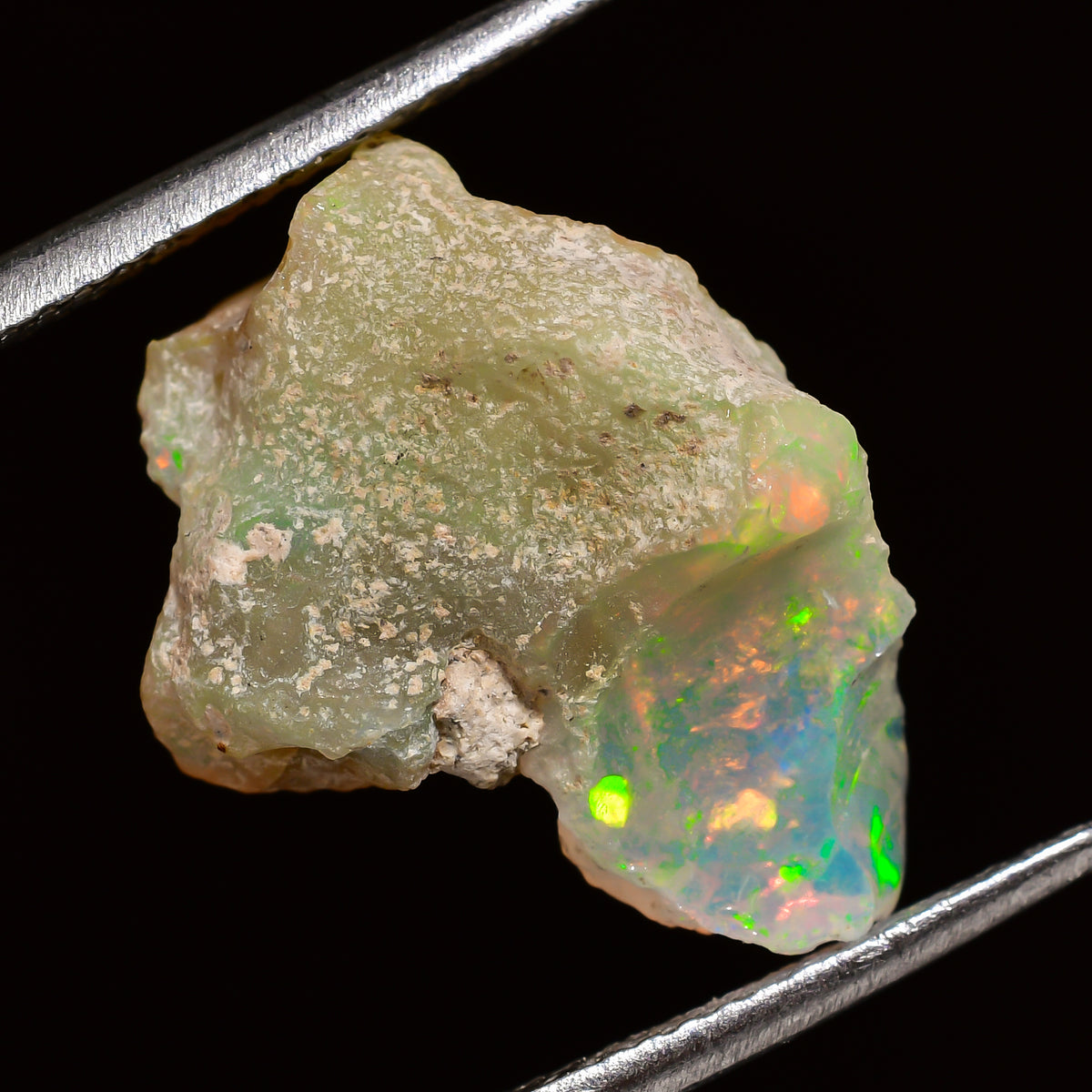 Wonderful Top Grade Quality 100% Natural Welo Fire Ethiopian Opal Rough Loose Gemstone For Making Jewelry 18X13X8 MM 05.00 Cts. KR25-75 Sunkarton