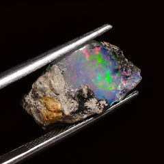 Amazing Top Grade Quality 100% Natural Welo Fire Ethiopian Opal Fancy Rough Loose Gemstone For Making Jewelry 18X11X10 MM 06.00 Cts. KR25-76 Sunkarton