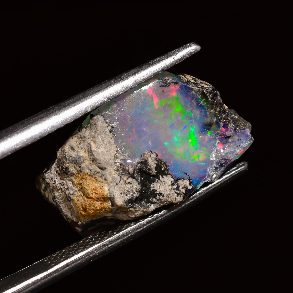 Amazing Top Grade Quality 100% Natural Welo Fire Ethiopian Opal Fancy Rough Loose Gemstone For Making Jewelry 18X11X10 MM 06.00 Cts. KR25-76 Sunkarton