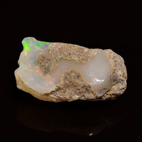 Attractive Top Grade Quality 100% Natural Welo Fire Ethiopian Opal Rough Loose Gemstone For Making Jewelry 21X12X9 MM 08.50 Cts. KR25-77 Sunkarton