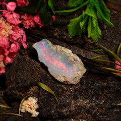 Awesome Top Grade Quality 100% Natural Welo Fire Ethiopian Opal Fancy Rough Loose Gemstone For Making Jewelry 20X11X7 MM 05.00 Cts. KR25-78 Sunkarton