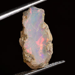 Awesome Top Grade Quality 100% Natural Welo Fire Ethiopian Opal Fancy Rough Loose Gemstone For Making Jewelry 20X11X7 MM 05.00 Cts. KR25-78 Sunkarton