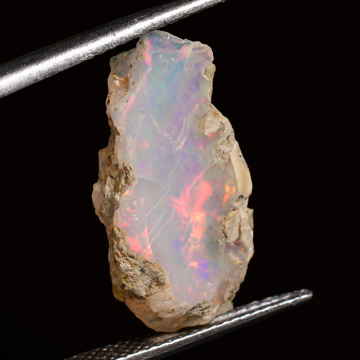 Awesome Top Grade Quality 100% Natural Welo Fire Ethiopian Opal Fancy Rough Loose Gemstone For Making Jewelry 20X11X7 MM 05.00 Cts. KR25-78 Sunkarton
