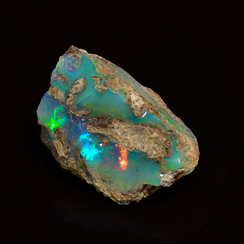 Beautiful Top Grade Quality 100% Natural Welo Fire Ethiopian Opal Rough Loose Gemstone For Making Jewelry 17X12X9 MM 07.00 Cts. KR25-79 Sunkarton