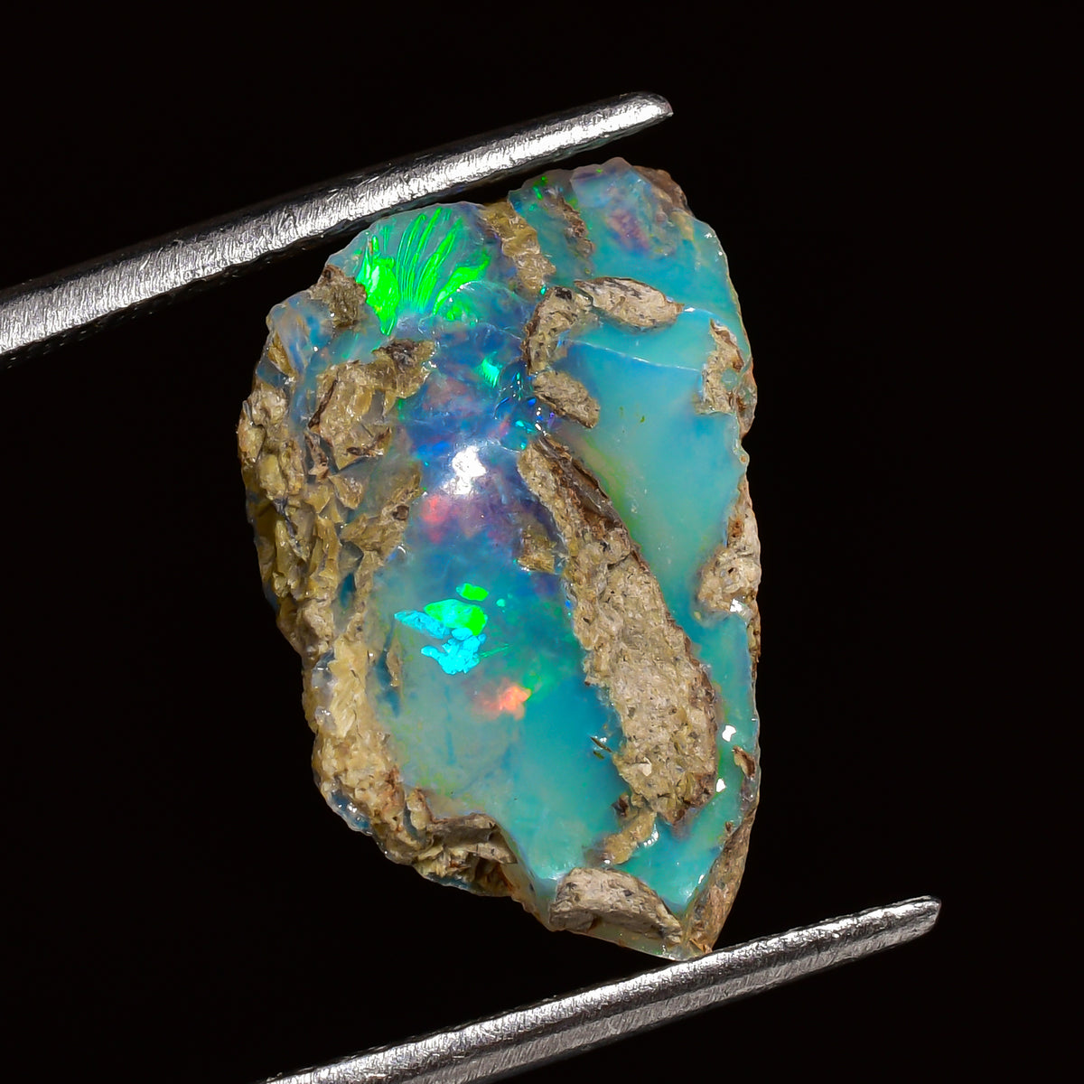 Beautiful Top Grade Quality 100% Natural Welo Fire Ethiopian Opal Rough Loose Gemstone For Making Jewelry 17X12X9 MM 07.00 Cts. KR25-79 Sunkarton