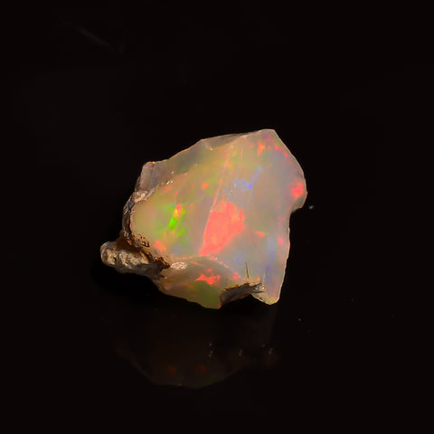 Excellent Top Grade Quality 100% Natural Welo Fire Ethiopian Opal Fancy Rough Loose Gemstone For Making Jewelry 10X10X8 MM 03.50 Cts. KR25-7 Sunkarton