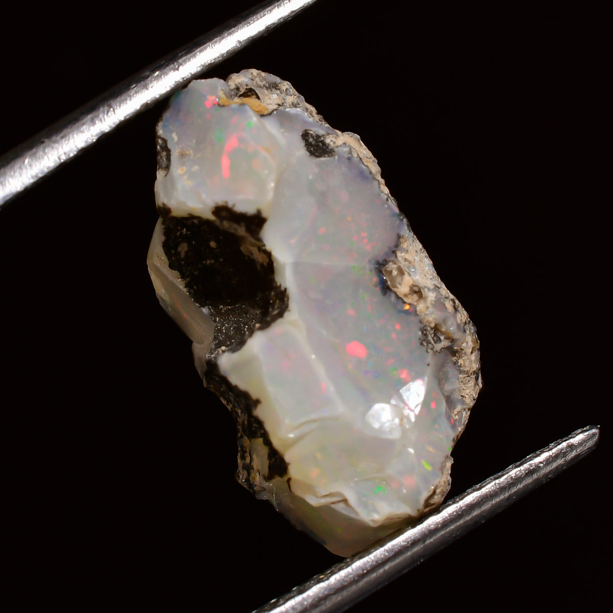 Dazzling Top Grade Quality 100% Natural Welo Fire Ethiopian Opal Fancy Rough Loose Gemstone For Making Jewelry 17X11X9 MM 05.00 Cts. KR25-81 Sunkarton